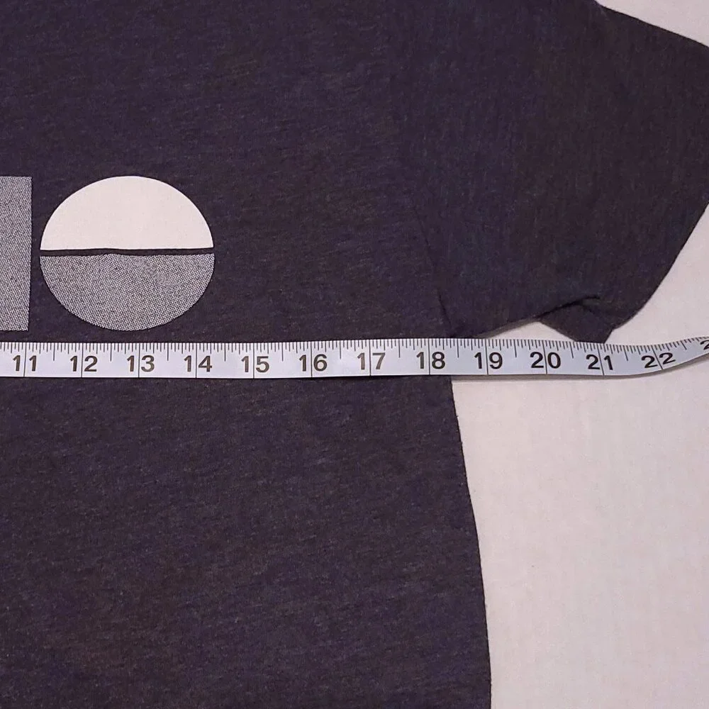 Next Level "DUO" Logo Tee Shirt - Heather Charcoal - Size M - Picture 9 of 10